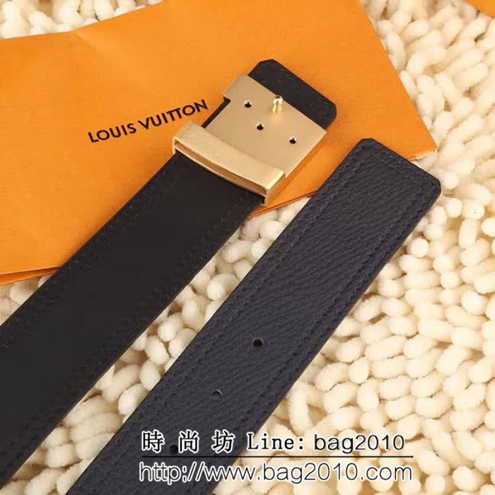 路易威登LV 新版Utah皮革 LV Initiales搭扣 男士皮帶 LHG1588